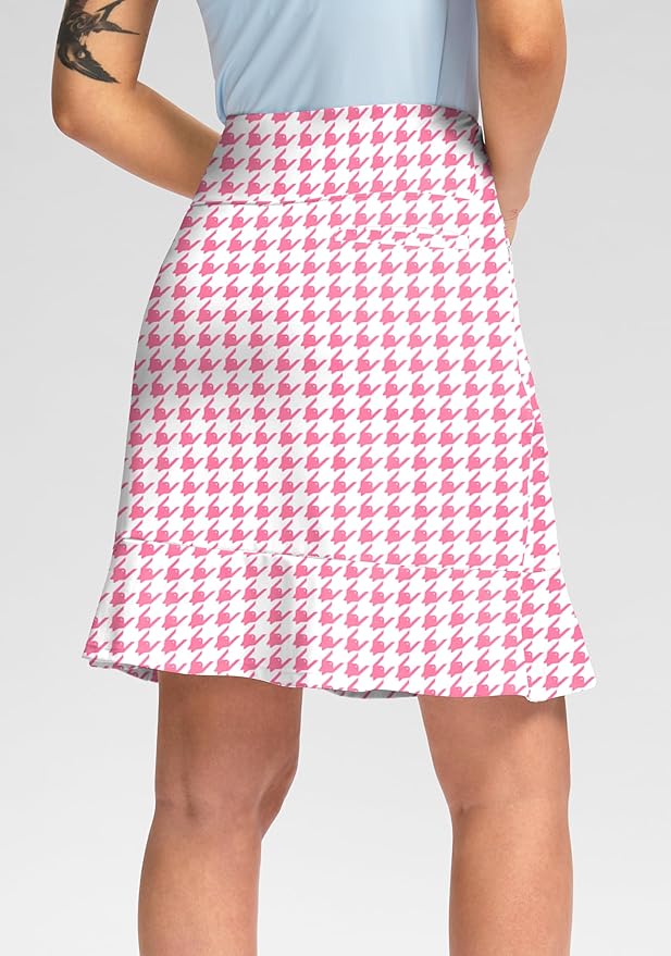 Viodia 20" Knee Length Skorts Skirts for Women with Pockets High Waisted Athletic Tennis Golf Skort for Casual Summer