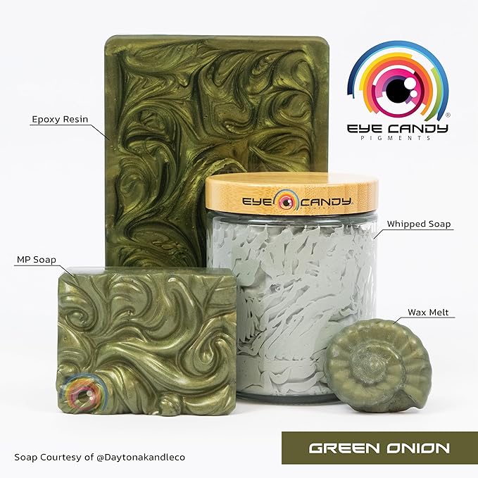 Eye Candy Pigments Premium Green Mica Powder - Image 2