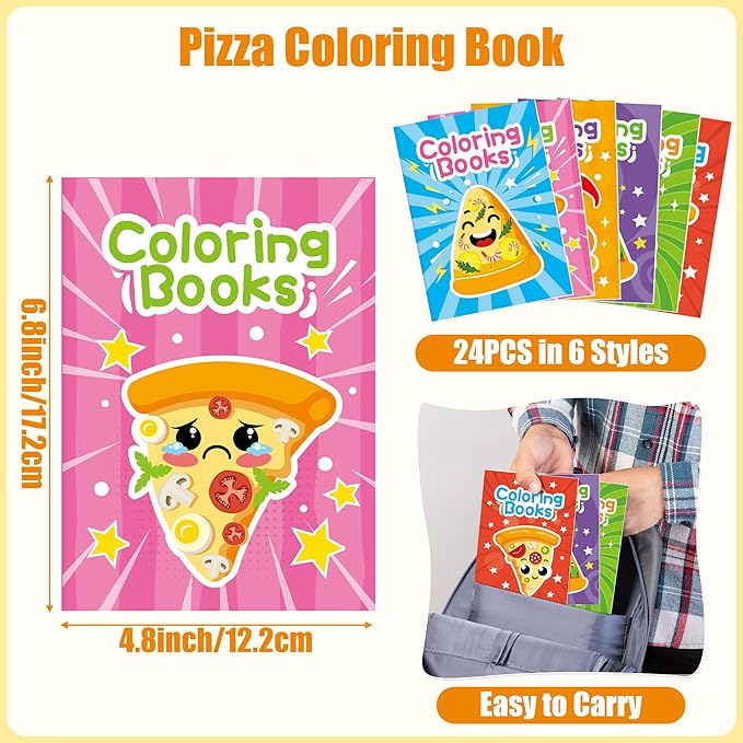 JAPBOR Pizza Coloring Book - Image 2