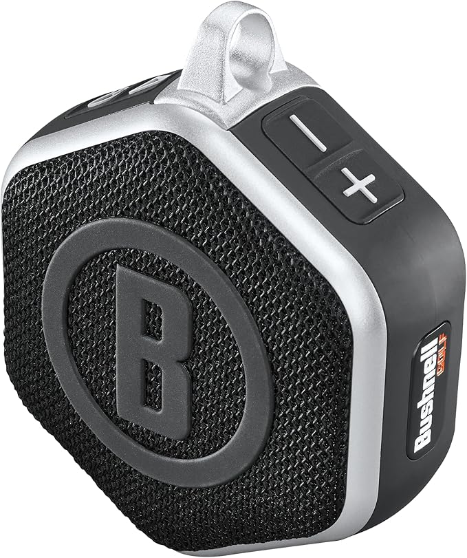 Bushnell Golf Wingman Mini Bluetooth Speaker with GPS Black