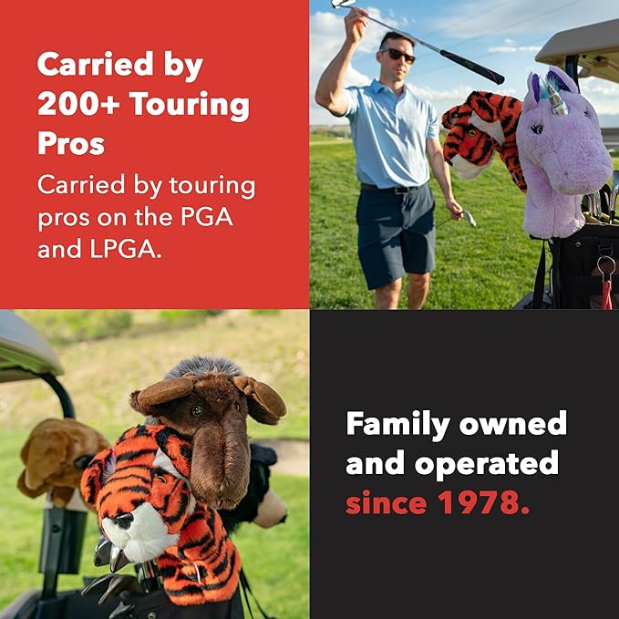 Daphne’s Lady Bug Hybrid Headcover | Premium Hybrid and Fairway Wood Headcovers | Funny Golf Club Covers | Stylish Protection for Your Clubs | Men's Golf Gear | Headcover for Men and Women