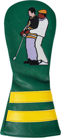 Funny Golf Head Covers - Leather Driver Headcover, Fairway Wood, and Hybrid Covers - Inspired Design with Premium Embroidery - Unique Golf Gift & Accessories for Men and Women Golfers
