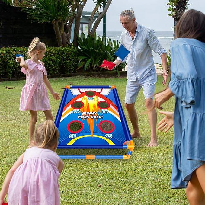 Bean Bag Toss Game for Kids Outdoor Activities, Cornhole Games for 3 4 5 6 7 8 - Image 7