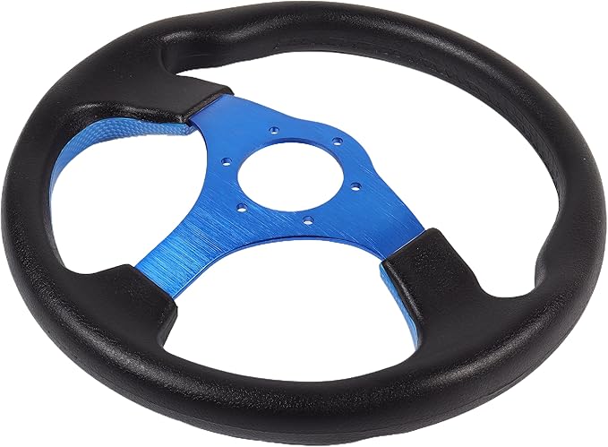 Golf Cart Steering Wheel 12.5 inch Universal for Club Car DS Precedent Tempo EZGO RXV TXT Yamaha