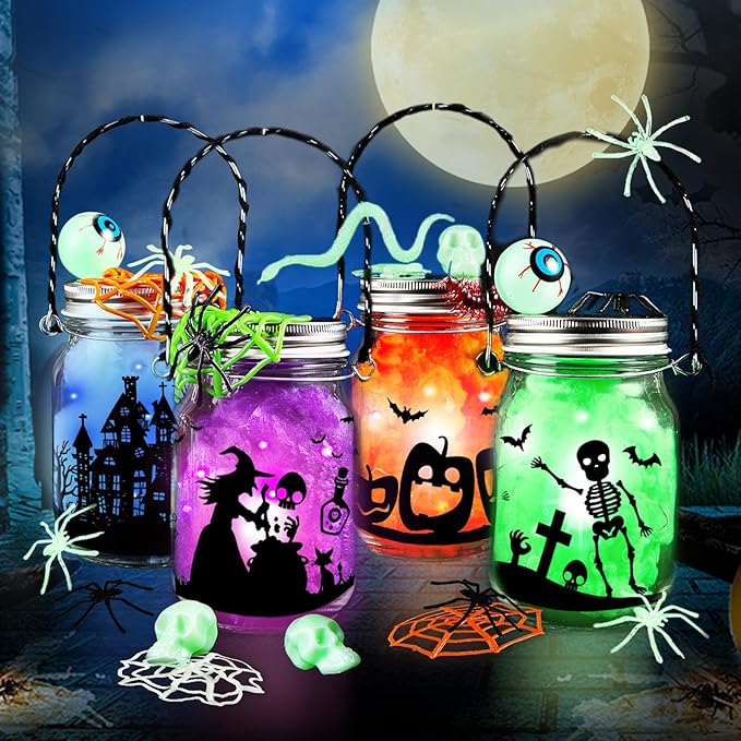 Halloween Craft Kit for Kids, Halloween Art & Craft Party Supplies for Classroom by SpringFlower