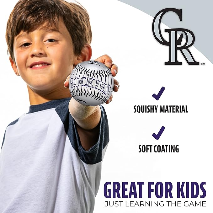 Franklin Sports MLB Team Soft Baseballs - Team Logo - Fan Shop Toy Baseball for Kids - Decoration for Desks and Office
