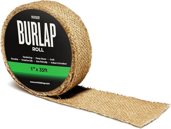 VViViD Burlap Fabric Roll Natural Jute by VVIVIDVINYLS