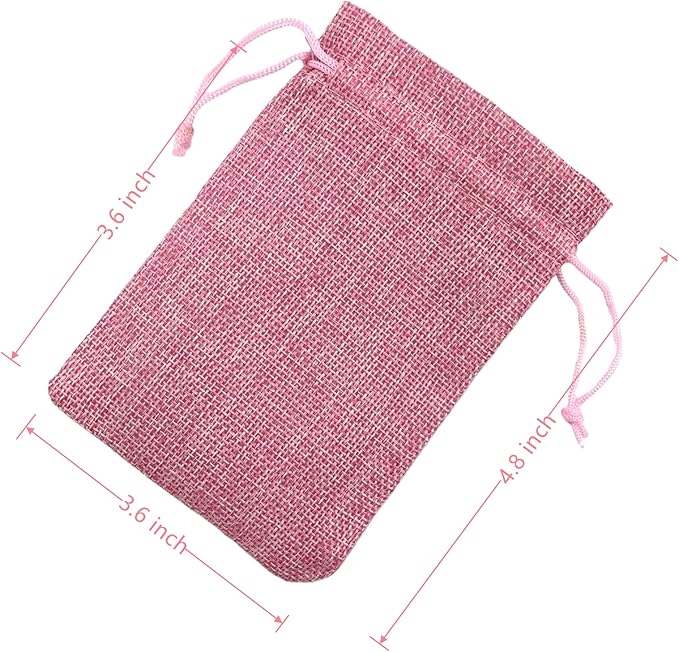 Palmhomee Pack Of 25 Burlap Gift Bags - Image 2