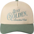 MIRMARU Two-Tone Vintage Canvas Trucker Hats for Men & Women, Adjustable Size Baseball Caps with Trendy Embroidered Design