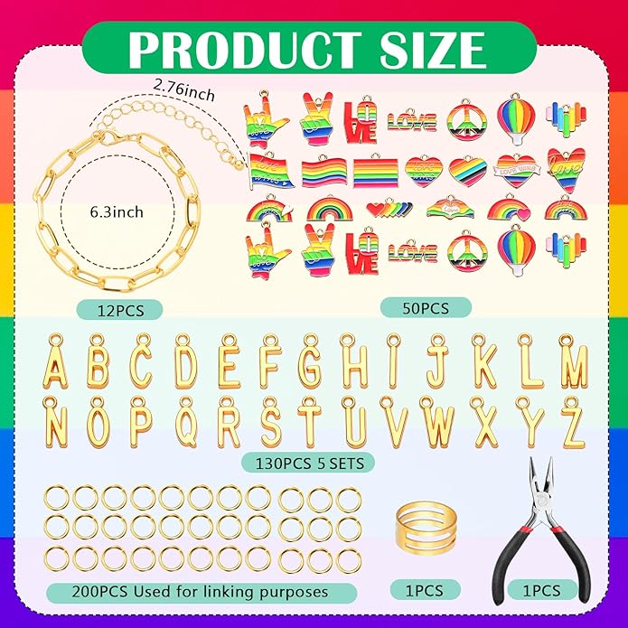 Kigeli 394 Pcs Sports Bracelets for Women DIY Game Bracelets kit Softball Baseball Football Jewelry Crafts Adjustable Gold Letter Charms Keychain for Team Sport Lovers Gifts