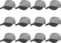 Gelante Plain Blank Baseball Caps Adjustable Back Strap Wholesale LOT 12 PC'S