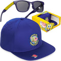 Spongebob | Minecraft | Fortnite | Super Mario | Kids Baseball Cap & Sunglasses with UV Protection, Gifts for Boys