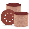 5 Inch 8 Hole Sanding Discs, Round Aluminum Oxide Sand Paper Discs by Huopueit