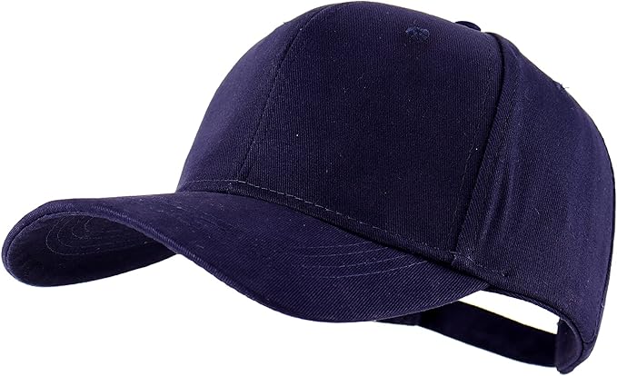LANGZHEN Unisex Baseball Cap 100% Cotton Fits Men Women Washed Denim Adjustable Dad Hat