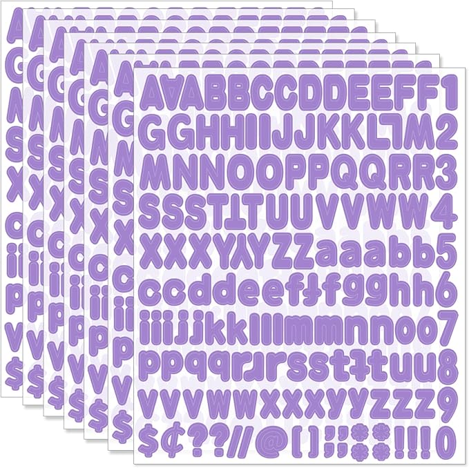 Alphabet Stickers, Mailbox Numbers & Bulletin Boards by Starboling