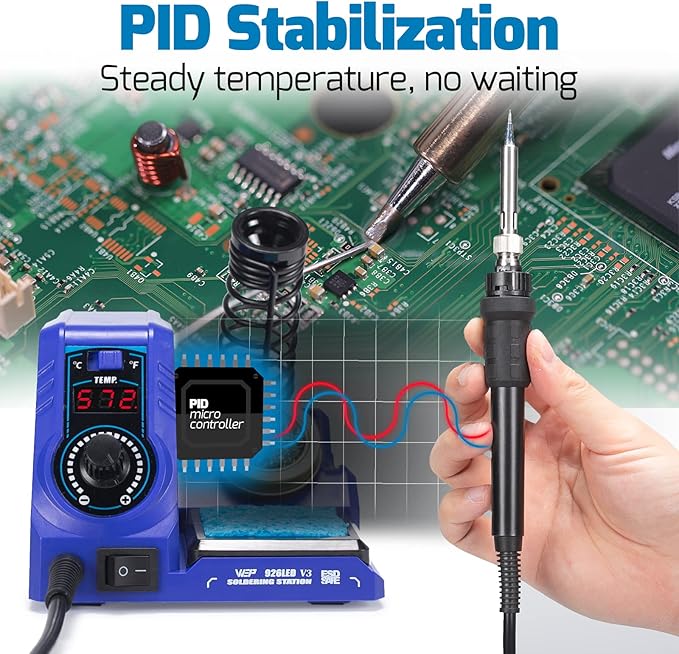 WEP 926LED V3 Soldering Station 130W MAX Soldering Iron Kit - Image 3