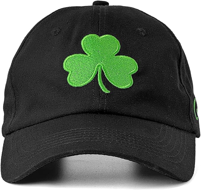 St Patricks Day hat Green Baseball Cap Shamrock Embroidered for man Women Funny