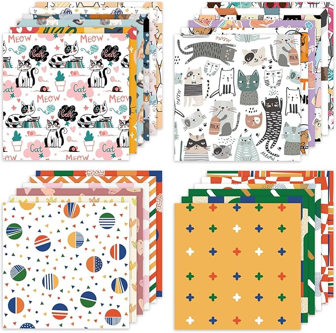 48 Sheets 24 Designs Scrapbook Paper Pad, Scrapbooking DIY Decorative - Image 5