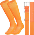 Baseball Socks and Belt Combo for Youth Adult Softball Sock Belt for Boys and Girls