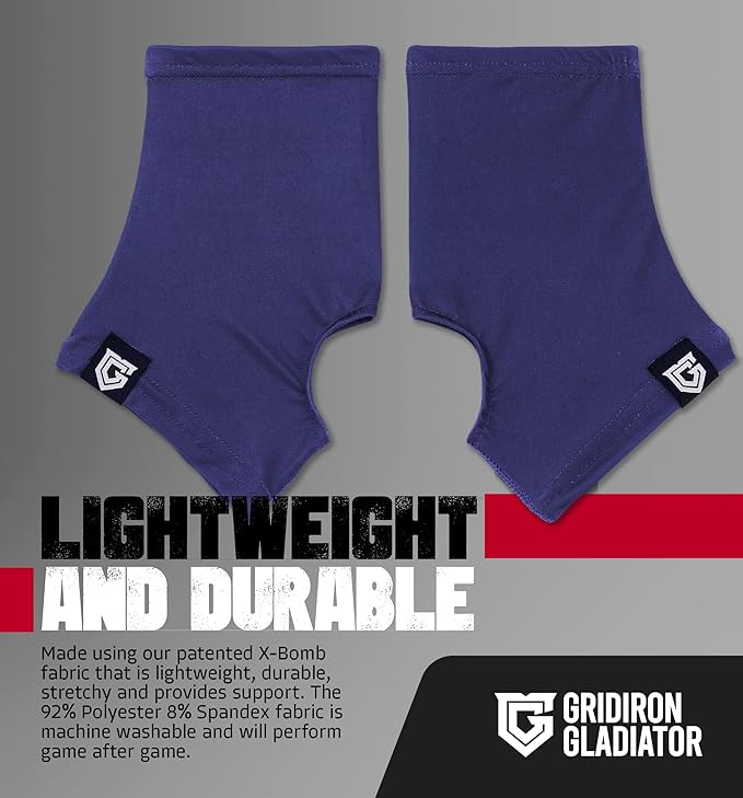 Gridiron Gladiator Cleat Covers - Football Spats - Football Cleat Cover - Cleat Spats for Soccer, Baseball & Softball