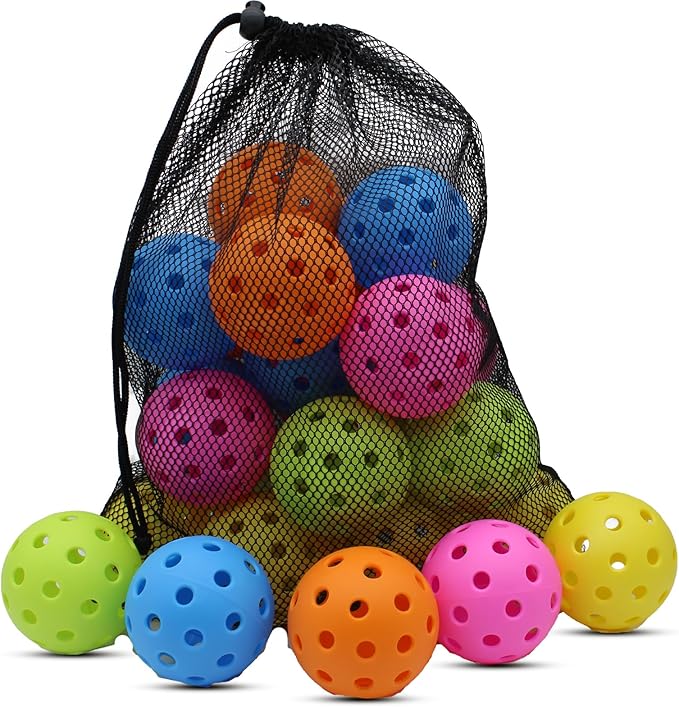 Magicorange Pickleball Balls, 20 Pack USAPA Approved Outdoor Pickleballs by Magicorange
