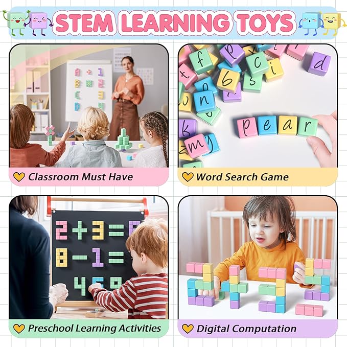 32pcs Magnetic Blocks Building Cubes - Image 3