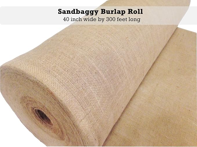 Sandbaggy Burlap Fabric Roll | 40 Inch by 300 ft | Great - Image 2