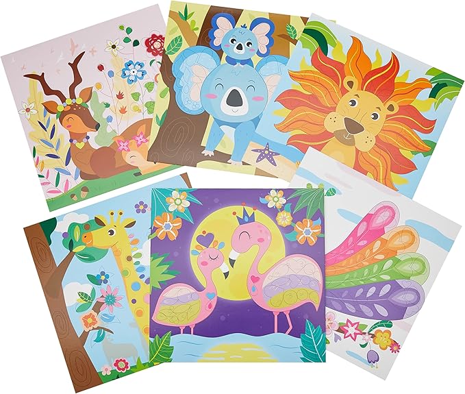 C.S. Kids DIY Paper Quilling Arts & Crafts Gifts – Animal Kingdom| 3D Paper - Image 3