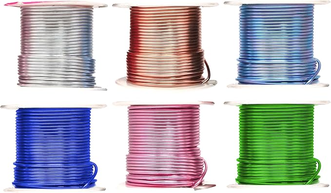 Mandala Crafts 14 Gauge Anodized Aluminum Craft Wire by MandalaCrafts