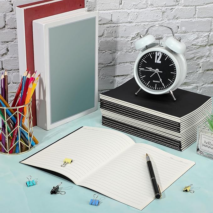 Handepo 100 Pack Composition Notebooks A5/A6 Ruled Lined Composition Kraft - Image 5