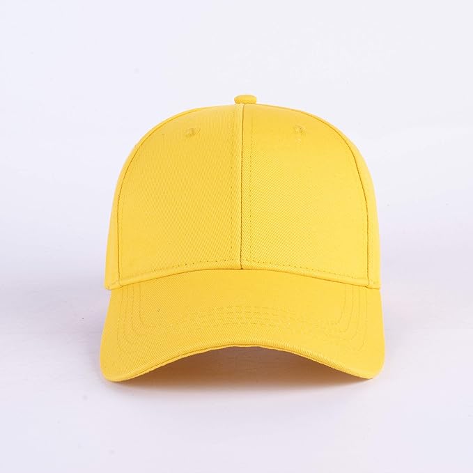 LANGZHEN Unisex Baseball Cap 100% Cotton Fits Men Women Washed Denim Adjustable Dad Hat