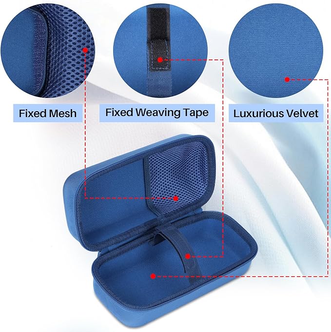Lebakort Hard Case Compatible with Blue Tees Golf Player+ GPS Speaker (Navy Case)