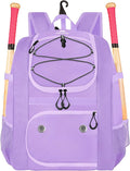 MATEIN Softball Bag, Lightweight Baseball Backpack with Shoe Compartment, Baseball Bag with Fence Hook for TBall Bat & Equipment, Softball Gifts Catchers Backpack for Women Fit Catcher’s Mitt, Helmet
