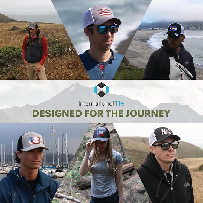 Performance Golf Hat – Adjustable Snapback Trucker Baseball Cap for Men & Women - Jetset Series
