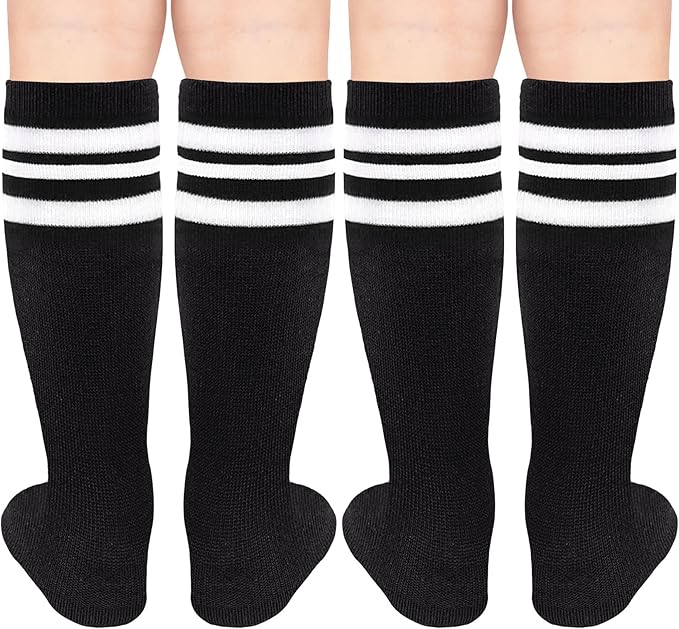 qikqik Toddler Soccer Socks Kids Soccer Socks Boys Baseball Sock Youth Football Sock Girls Softball Accessories Team Sports