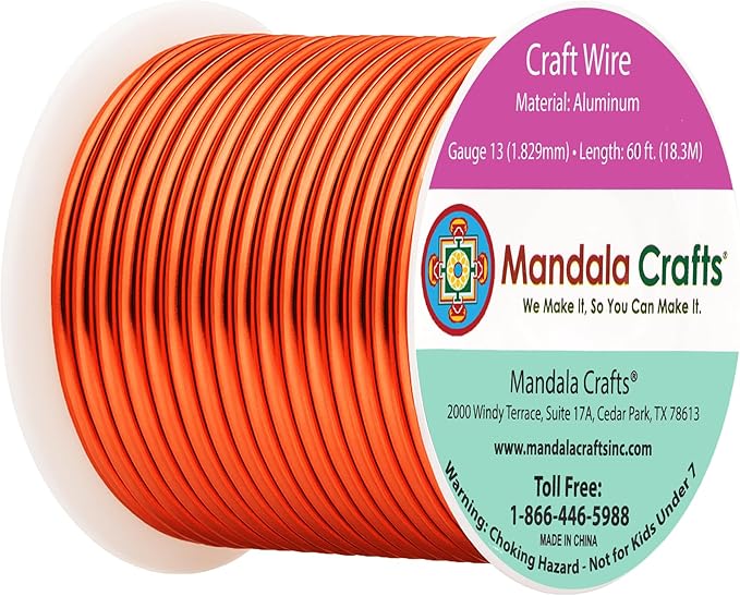 Mandala Crafts 13 Gauge Anodized Aluminum Craft Wire - Image 2