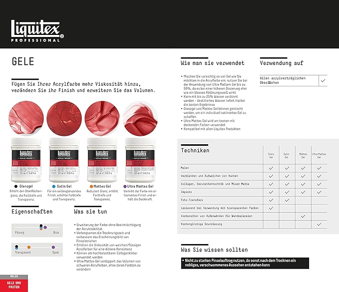 Liquitex Professional Matte Gel Medium - Image 9