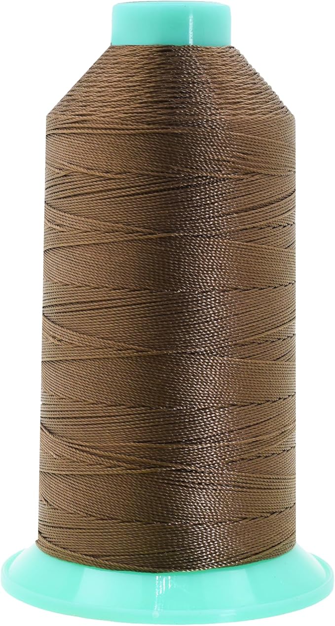 Mandala Crafts Bonded Nylon Thread Coyote Brown Heavy Duty Sewing Threads by MandalaCrafts