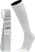 MadSportsStuff Softball or Baseball Socks and Belt Combo - Youth and Adult Sizes Boys and Girls Men and Women