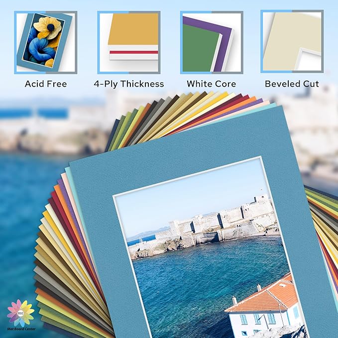 Mat Board Center, 11x14 for 8x10 Mix Color Mat Kit - Image 3