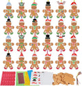 Fennoral 24 Pack Gingerbread Man Craft by Fennoral