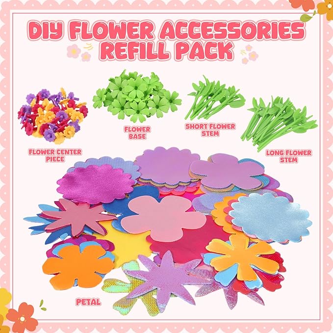 Crelloci DIY Flower Accessories Refill Pack - Image 2
