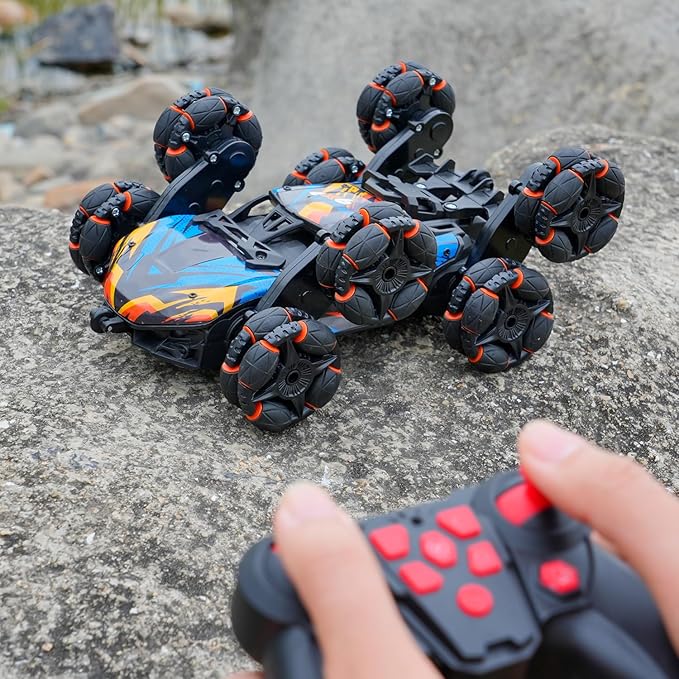Cool 8 Wheels Hand Controlled rc Stunt Car Toys, Gesture Sensing Remote Control - Image 7