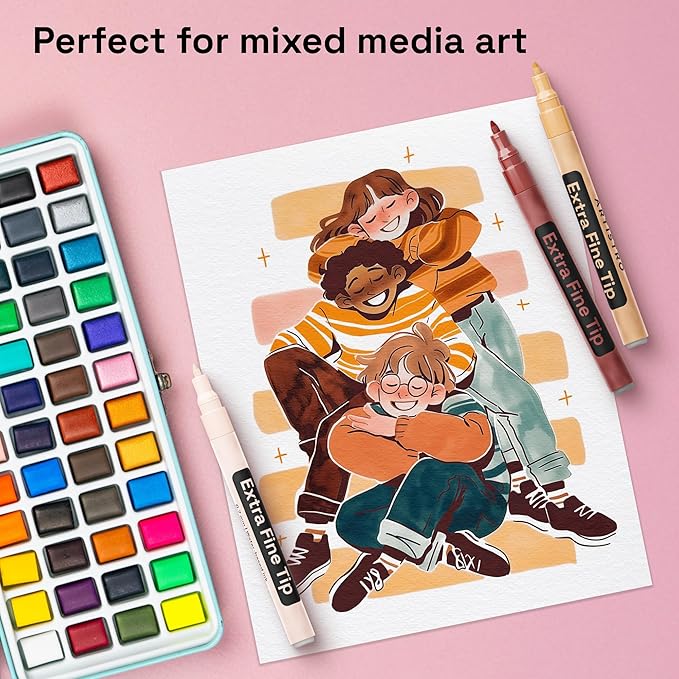 ARTISTRO 12 Skin Tones Paint Markers - Image 8