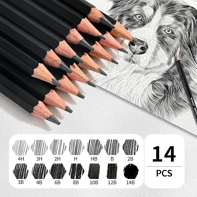 Professional Drawing Sketching Pencil Set - Image 3