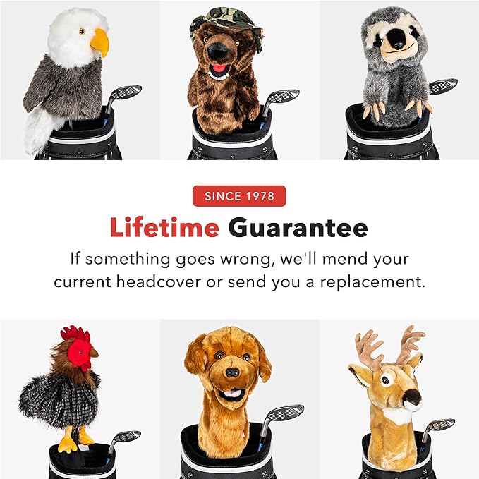 Daphne's Headcovers Eagle Driver Headcover | Premium Driver Headcovers | Funny Golf Club Covers | Stylish Protection for Your Clubs | Men's Golf Gear | Driver Headcover for Men and Women