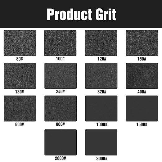 100 Pcs 5 inch Wet Dry Sanding Discs Grit 1000 Hook and Loop 8 Hole Silicon - Image 3