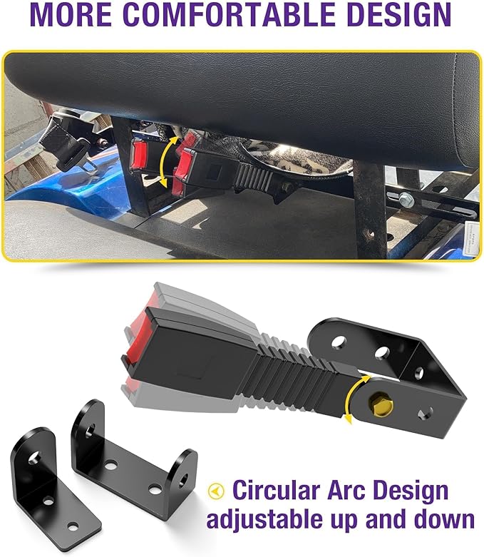 HOWBOW Golf Cart Seat Belt kit