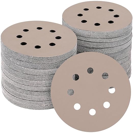 50PCS 5 inch Silicon Carbide Sanding Discs 7000 Grit, Wet Dry Orbital 5 Sander by POTUINOM