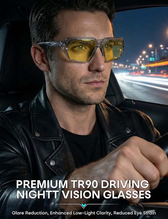 ATTCL Sports Polarized Sunglasses for Men: Womens UV400 Protection, Lightweight Wrap Around TR90 Frame for Fishing Golf